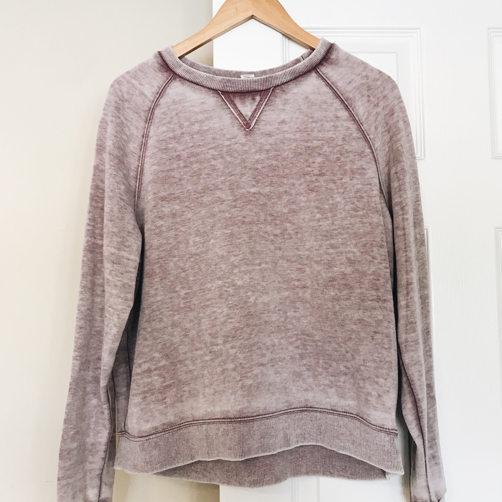 Acid washed sweatshirt
